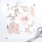 Pastel Floral Blush Pink Peach Flowers Jumbo Scale Feminine Watercolor Custom Pre-pasted Wallpaper by Spoonflower Pre-Pasted Wallpaper 2FT Wide